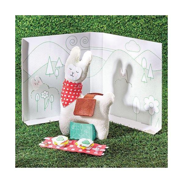 Alpaca Picnic - Sewing, Weaving & Building Craft Kit - Ages 7 and up
