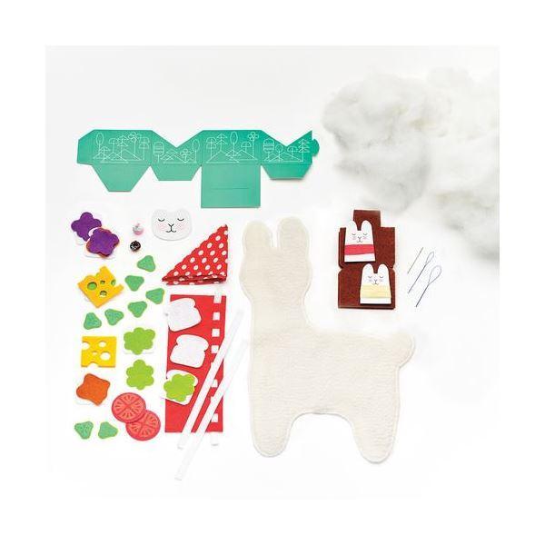 Alpaca Picnic - Sewing, Weaving & Building Craft Kit - Ages 7 and up