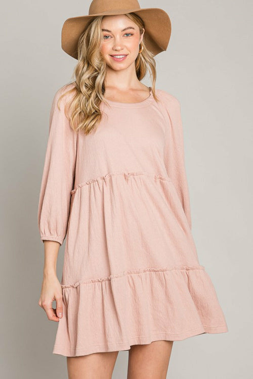 Tiered Tie-Back Dress (Rayon/Poly/Spandex) (Sizes: S - 3XL) (Sale Price: $88.39 CAD)