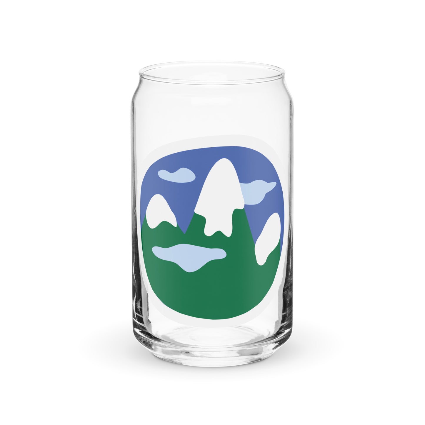 Mountains - Can-shaped glass ~ Sharon Dawn Collection