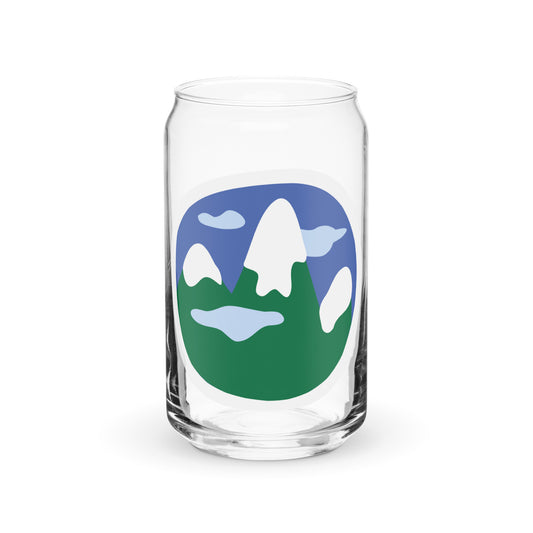 Mountains - Can-shaped glass ~ Sharon Dawn Collection