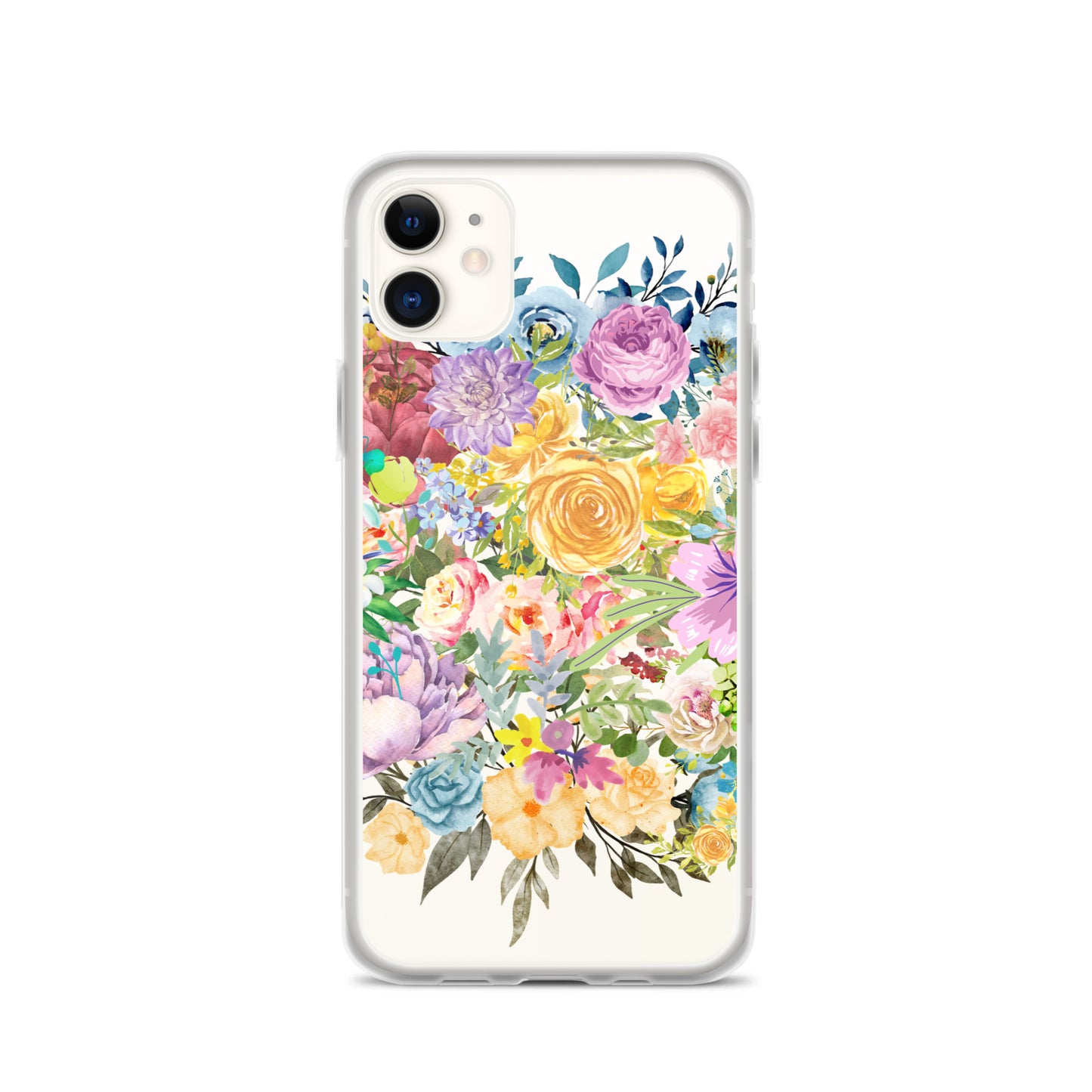 Floral Collage - Clear Case for iPhone® ~ Sharon Dawn Collection