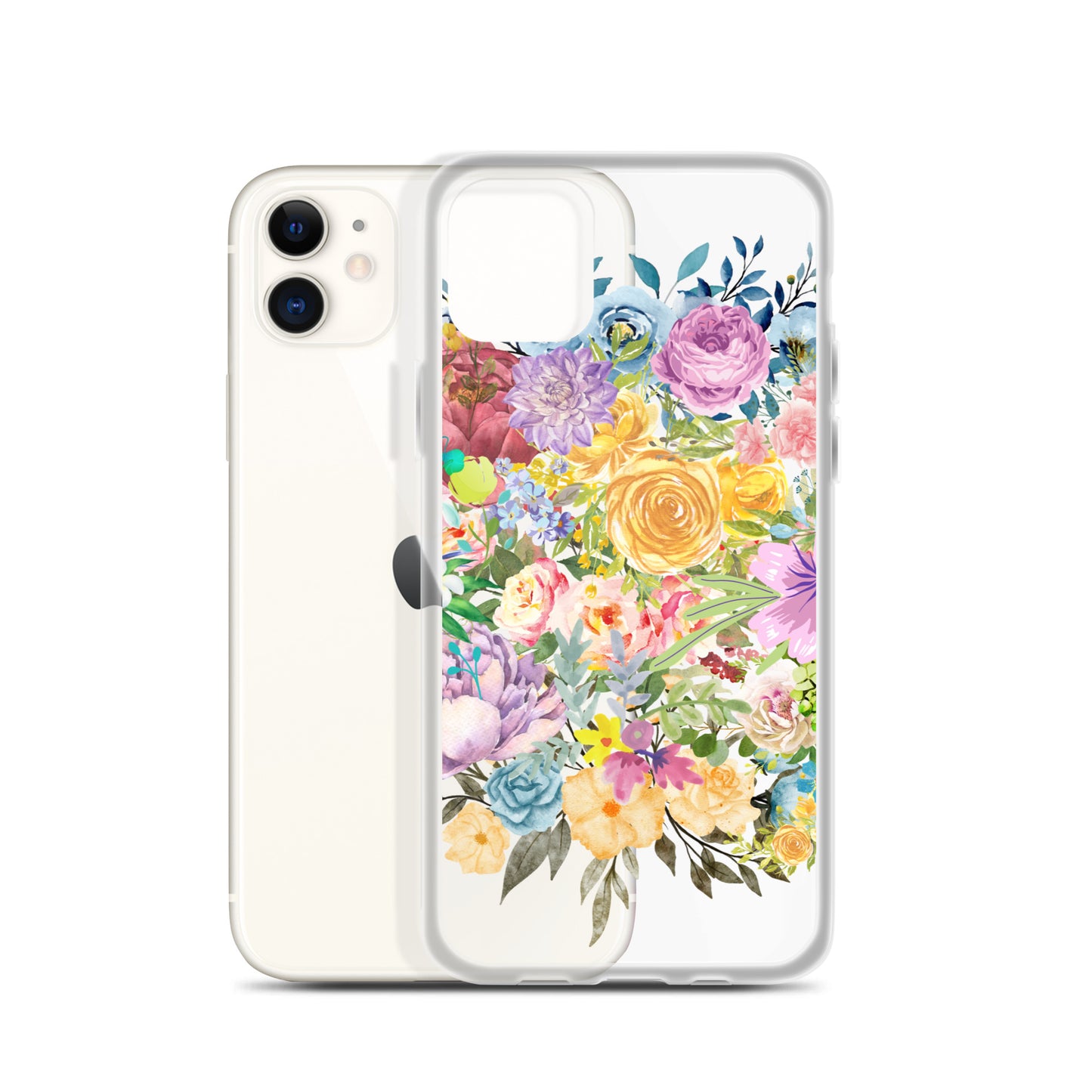 Floral Collage - Clear Case for iPhone® ~ Sharon Dawn Collection