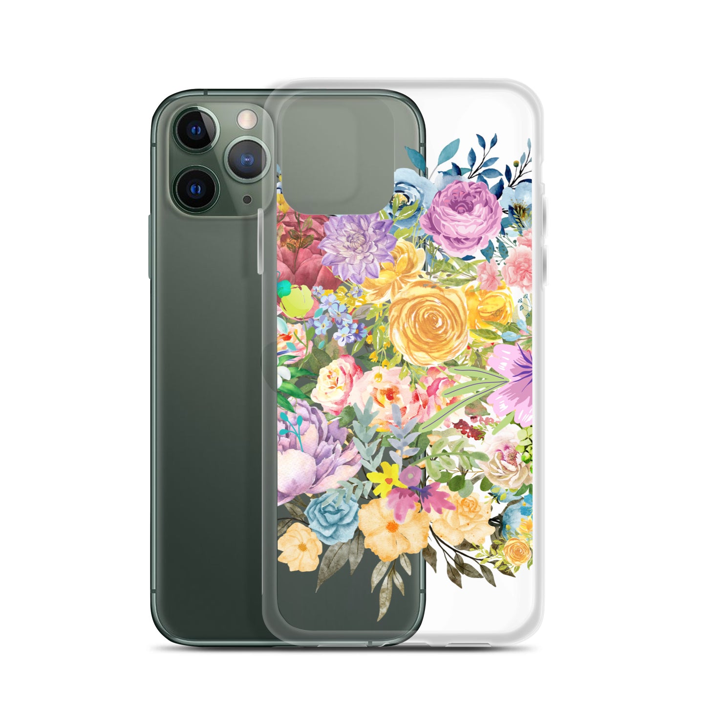 Floral Collage - Clear Case for iPhone® ~ Sharon Dawn Collection