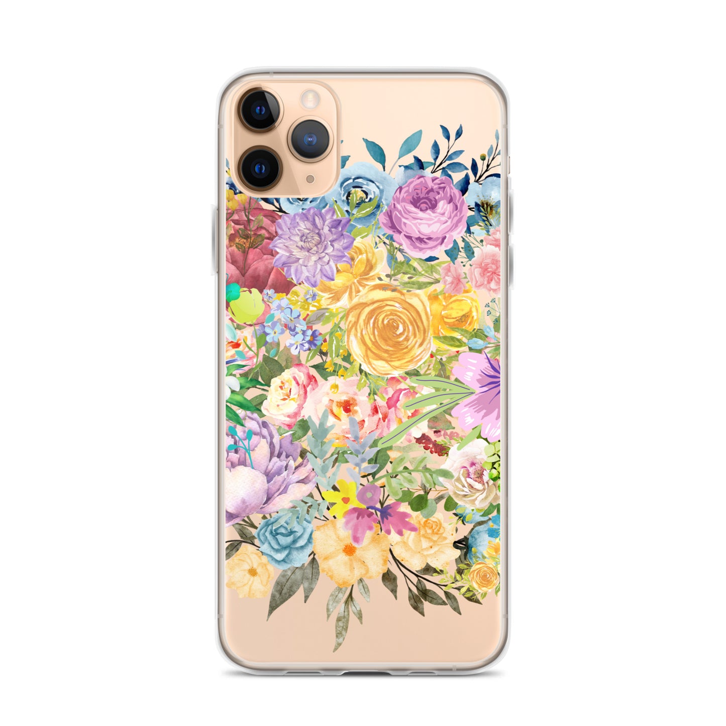 Floral Collage - Clear Case for iPhone® ~ Sharon Dawn Collection