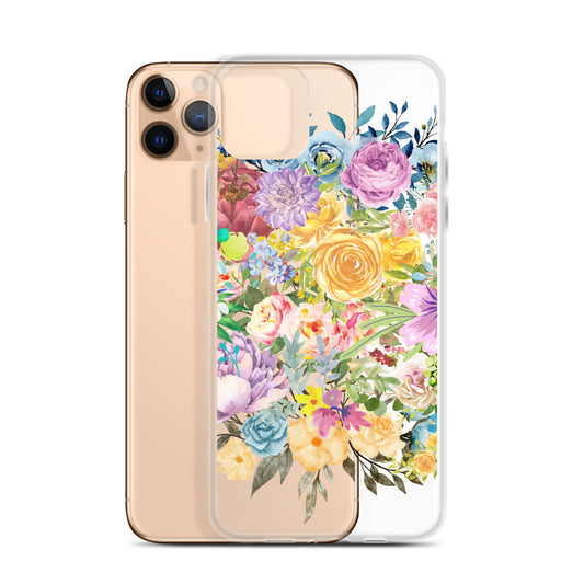 Floral Collage - Clear Case for iPhone® ~ Sharon Dawn Collection