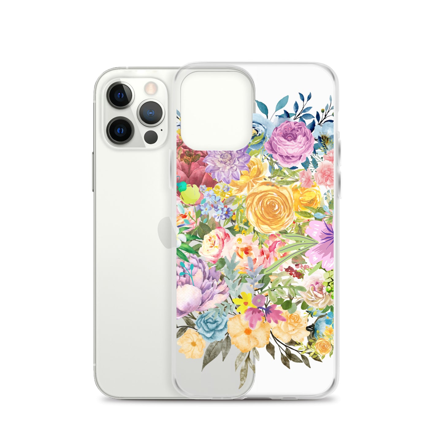 Floral Collage - Clear Case for iPhone® ~ Sharon Dawn Collection