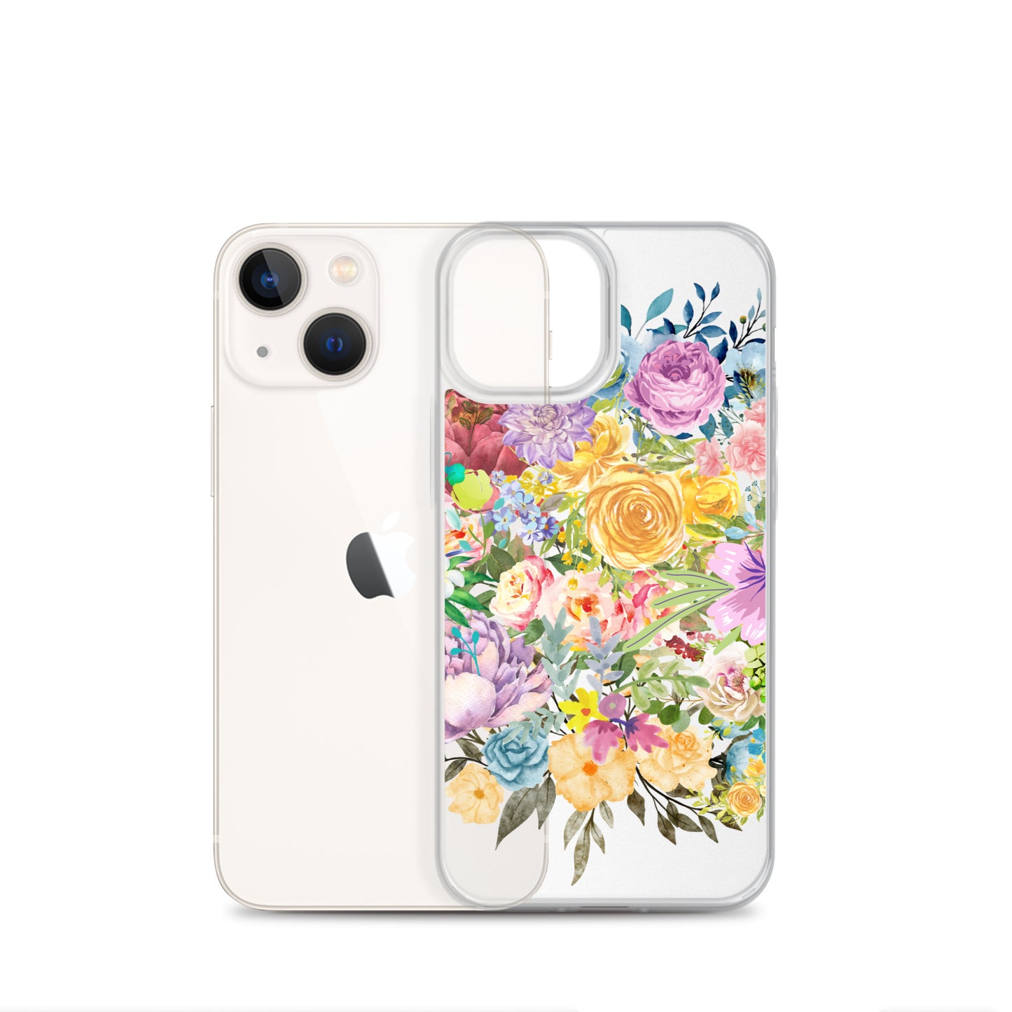 Floral Collage - Clear Case for iPhone® ~ Sharon Dawn Collection