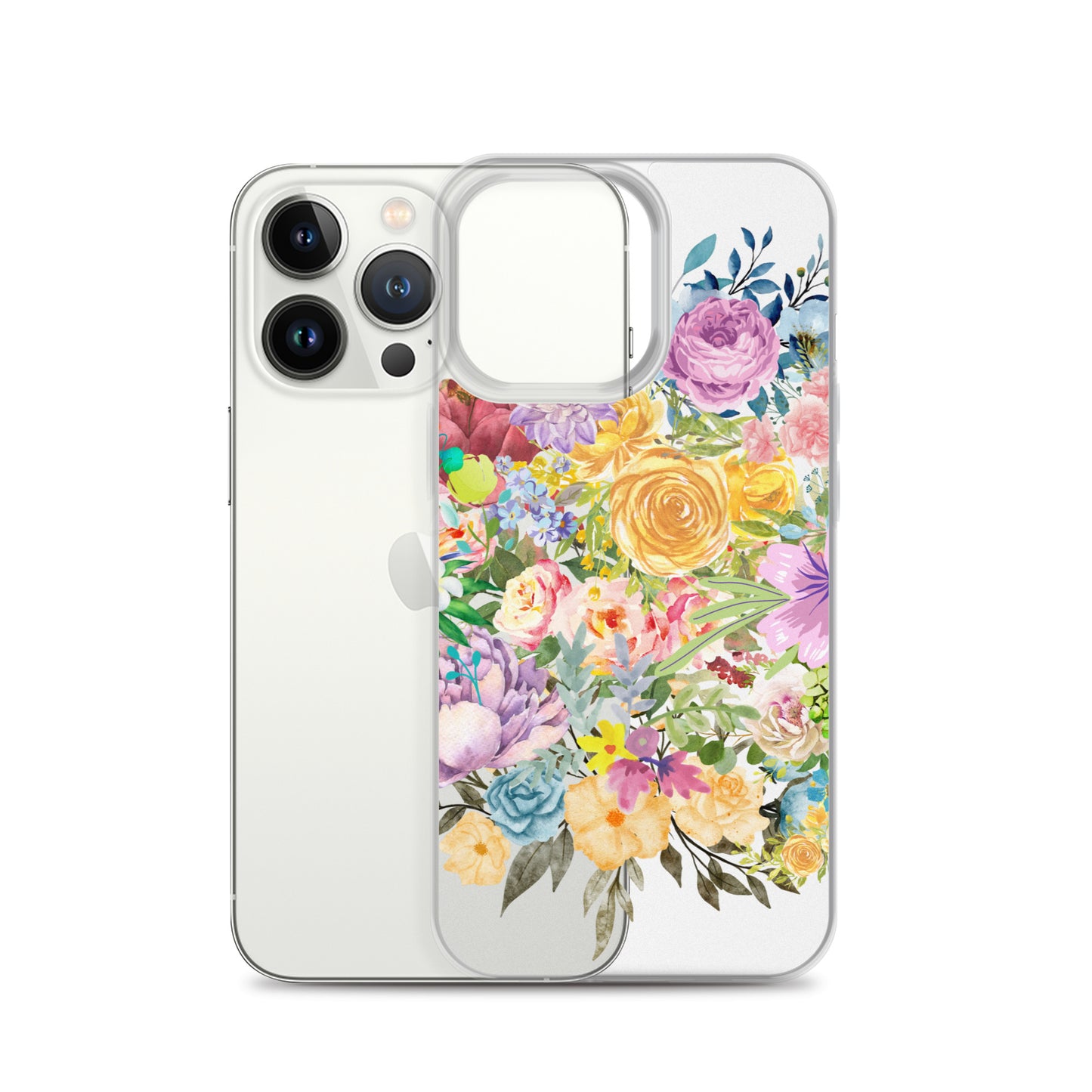Floral Collage - Clear Case for iPhone® ~ Sharon Dawn Collection