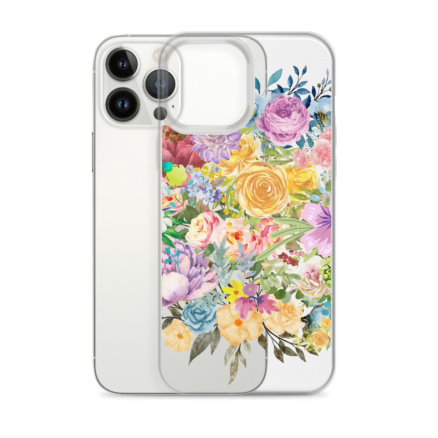 Floral Collage - Clear Case for iPhone® ~ Sharon Dawn Collection