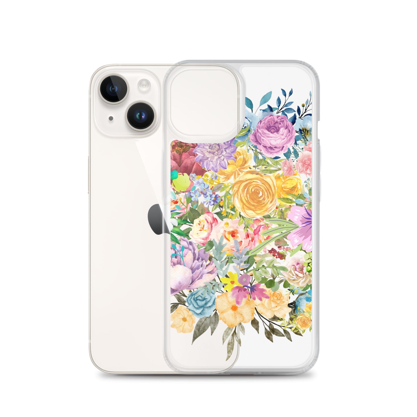 Floral Collage - Clear Case for iPhone® ~ Sharon Dawn Collection