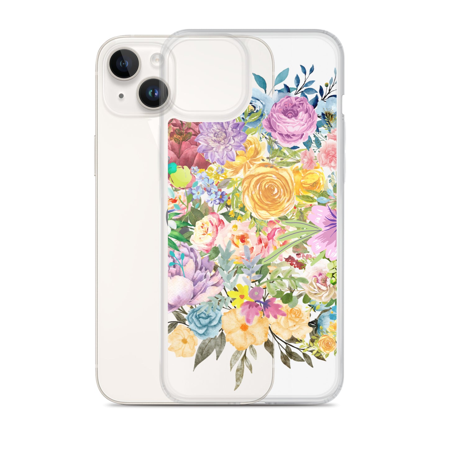 Floral Collage - Clear Case for iPhone® ~ Sharon Dawn Collection