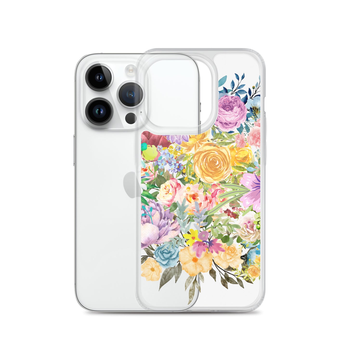 Floral Collage - Clear Case for iPhone® ~ Sharon Dawn Collection