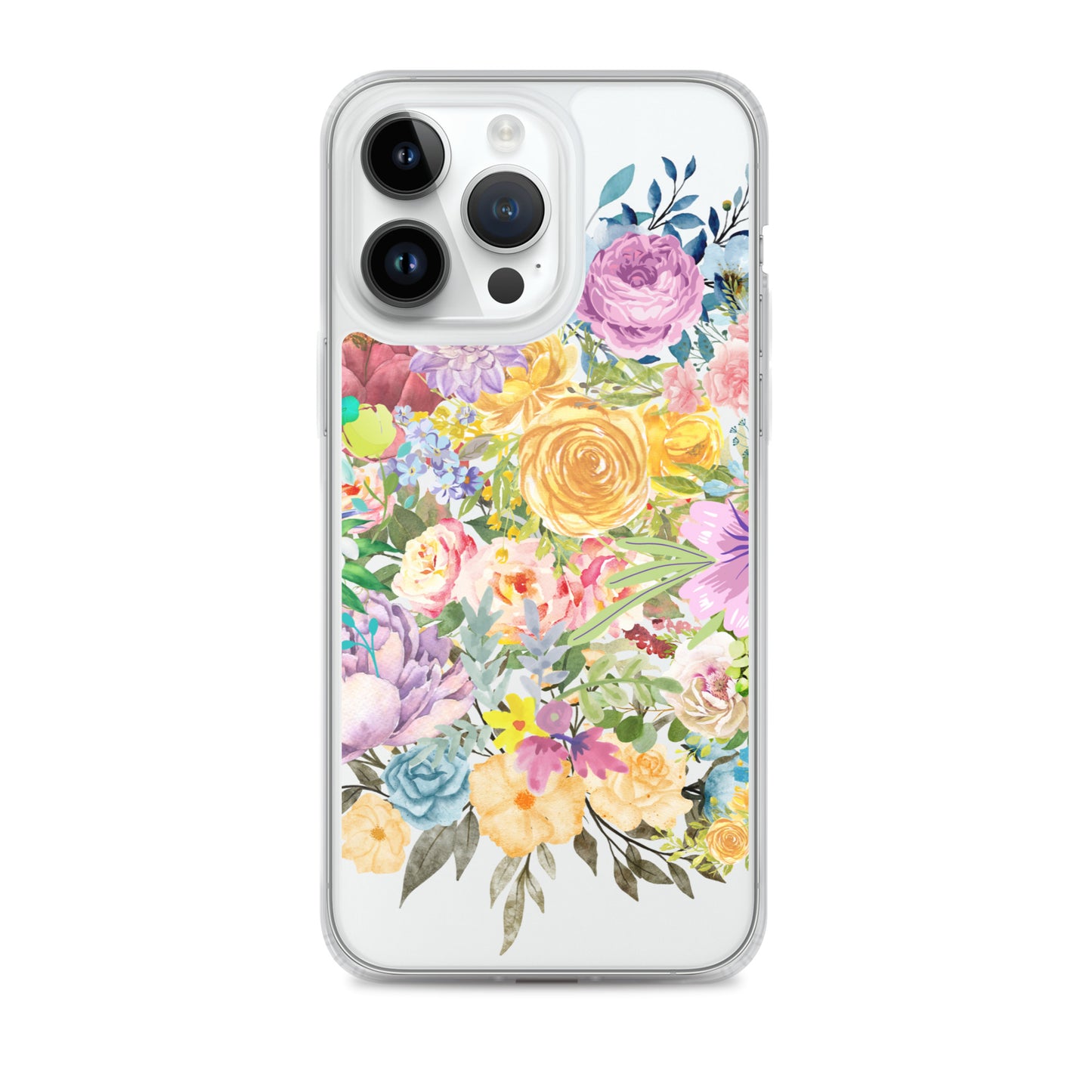 Floral Collage - Clear Case for iPhone® ~ Sharon Dawn Collection