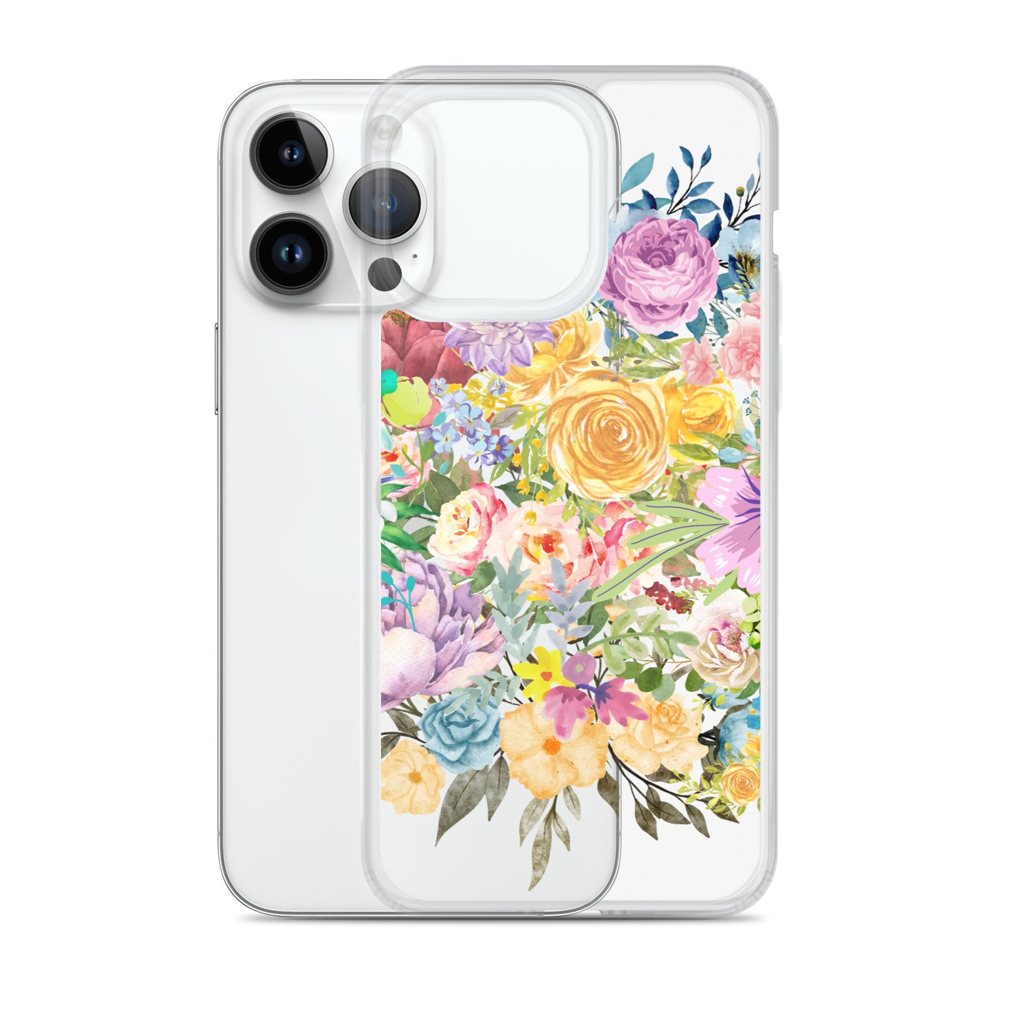 Floral Collage - Clear Case for iPhone® ~ Sharon Dawn Collection