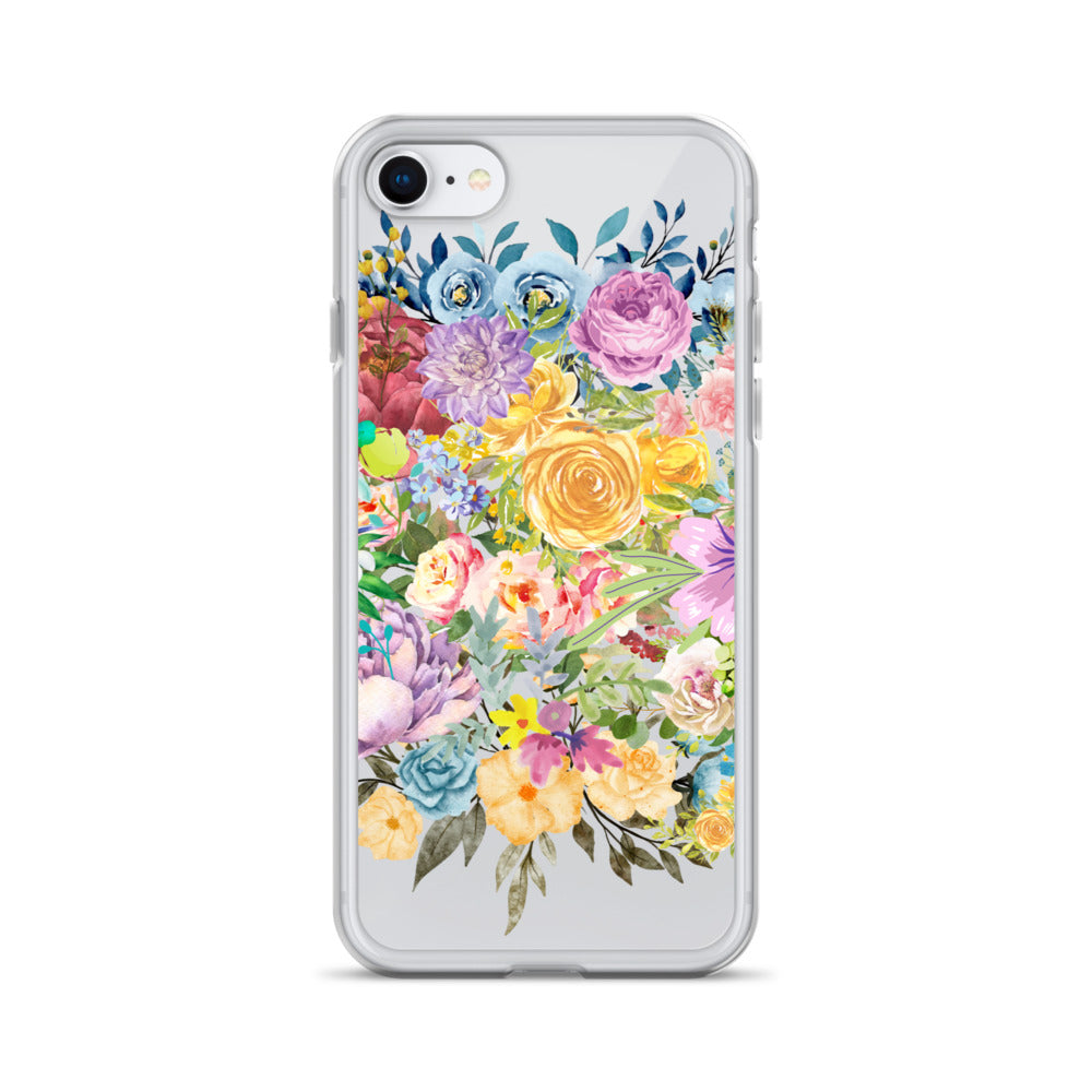 Floral Collage - Clear Case for iPhone® ~ Sharon Dawn Collection