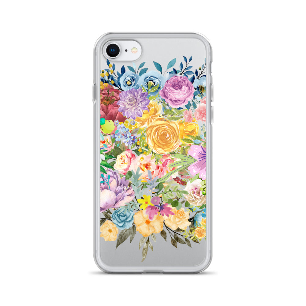 Floral Collage - Clear Case for iPhone® ~ Sharon Dawn Collection