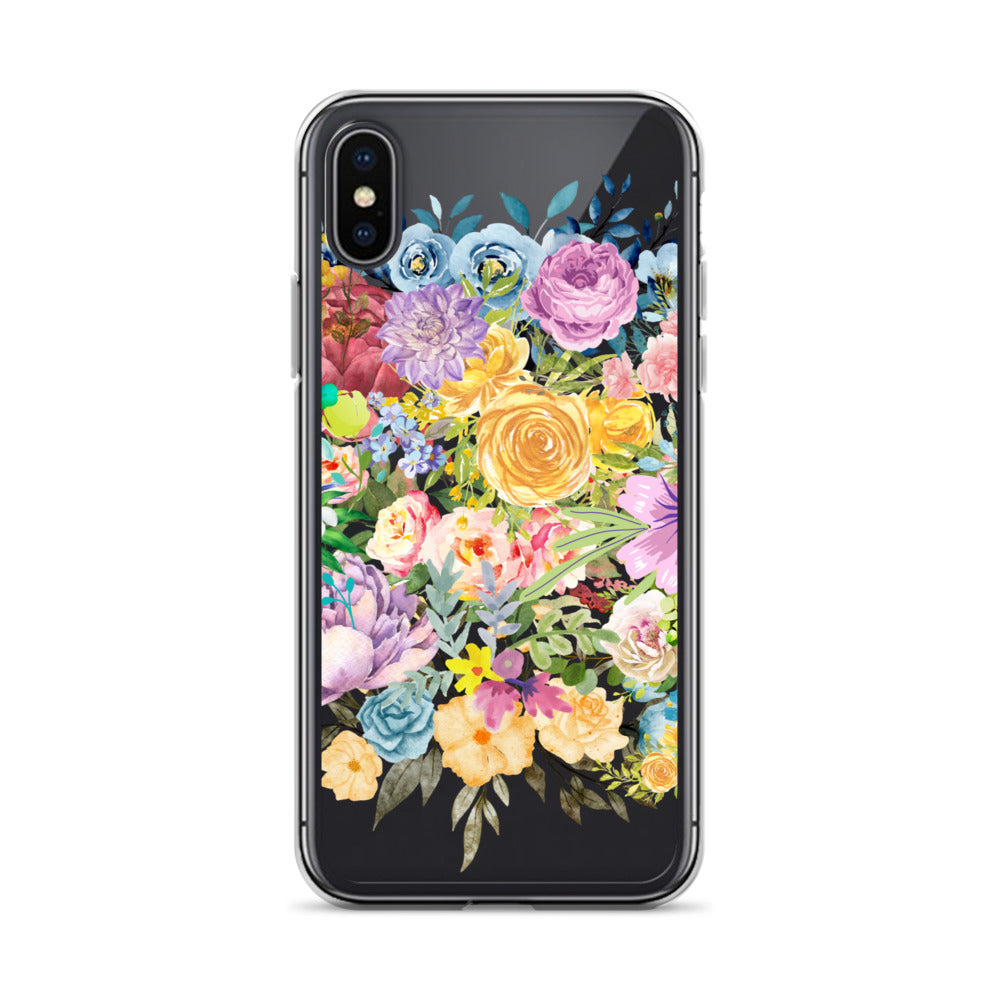 Floral Collage - Clear Case for iPhone® ~ Sharon Dawn Collection