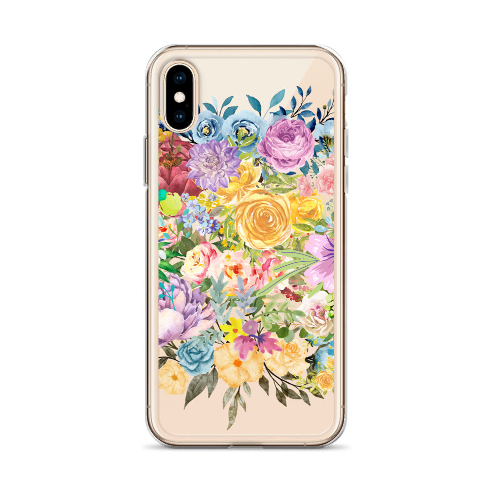 Floral Collage - Clear Case for iPhone® ~ Sharon Dawn Collection