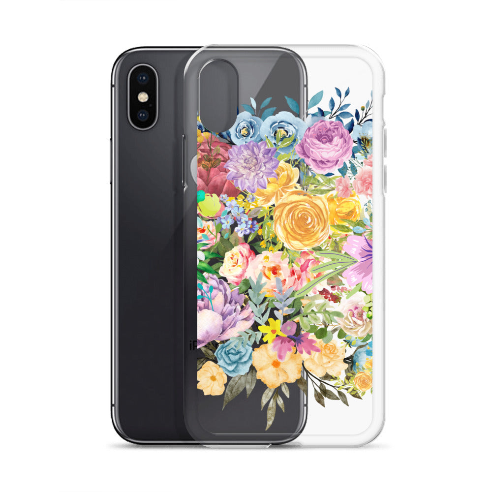 Floral Collage - Clear Case for iPhone® ~ Sharon Dawn Collection