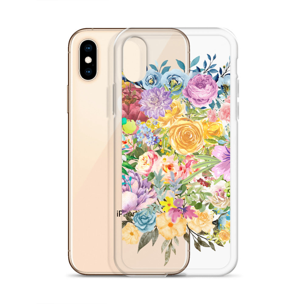 Floral Collage - Clear Case for iPhone® ~ Sharon Dawn Collection