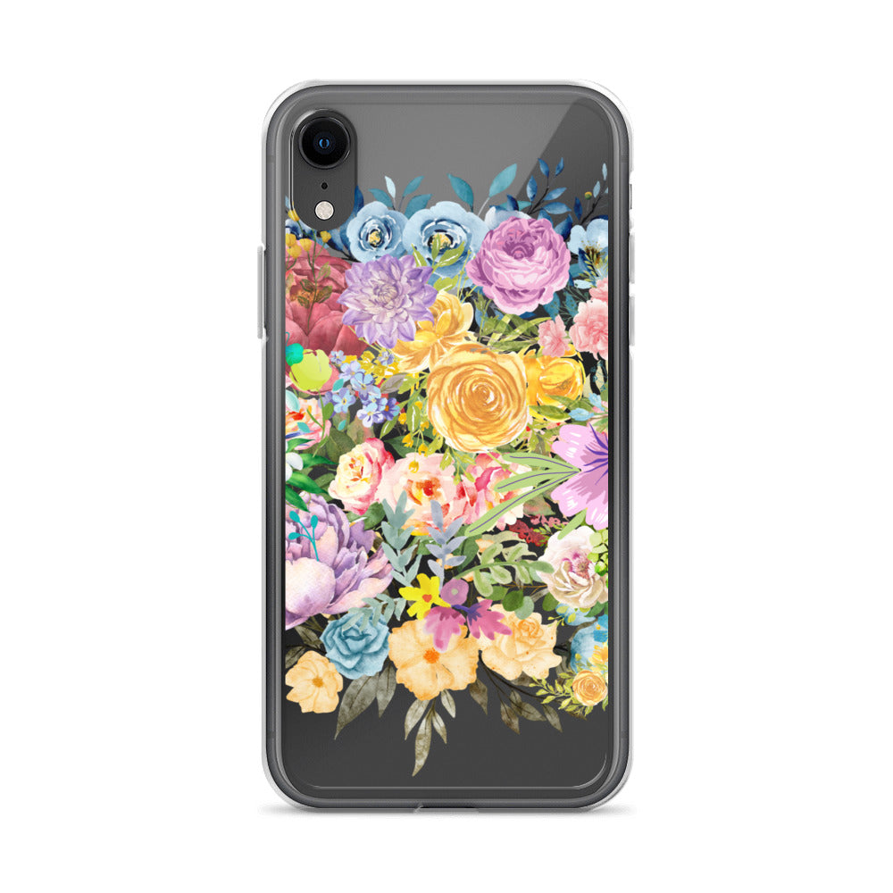 Floral Collage - Clear Case for iPhone® ~ Sharon Dawn Collection