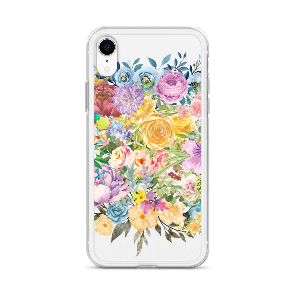 Floral Collage - Clear Case for iPhone® ~ Sharon Dawn Collection