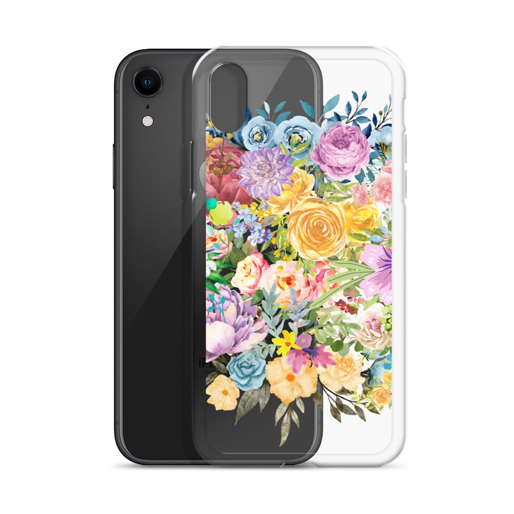 Floral Collage - Clear Case for iPhone® ~ Sharon Dawn Collection