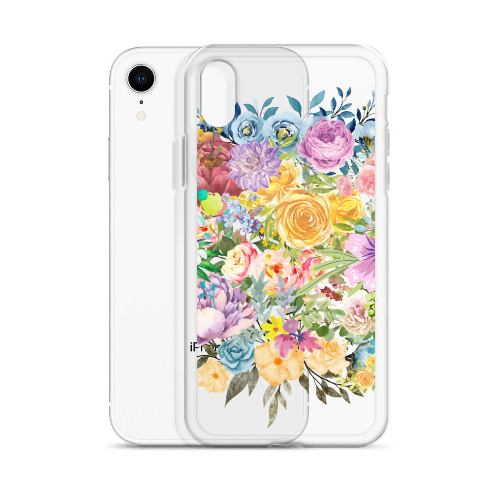 Floral Collage - Clear Case for iPhone® ~ Sharon Dawn Collection