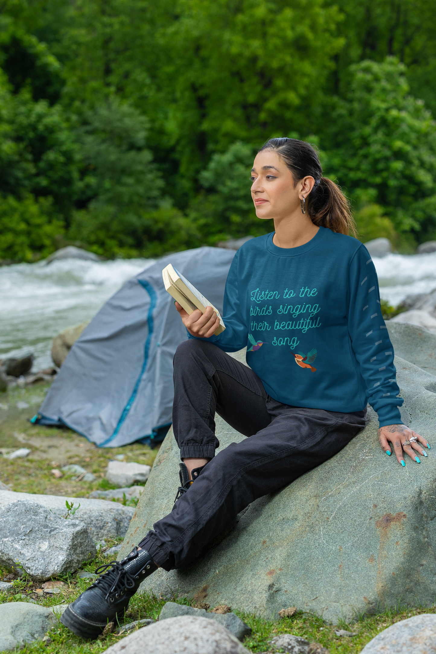 Listen to the birds sing their beautiful song - Unisex Sweatshirt ~ Sharon Dawn Collection (Sale Price: $62.99 CAD)