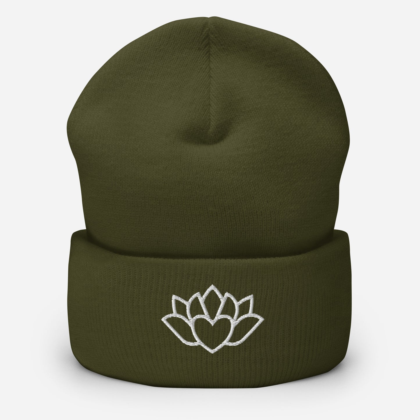 Flower Heart - Cuffed Beanie ~ Sharon Dawn Collection (Sale Price: $34.99 CAD)