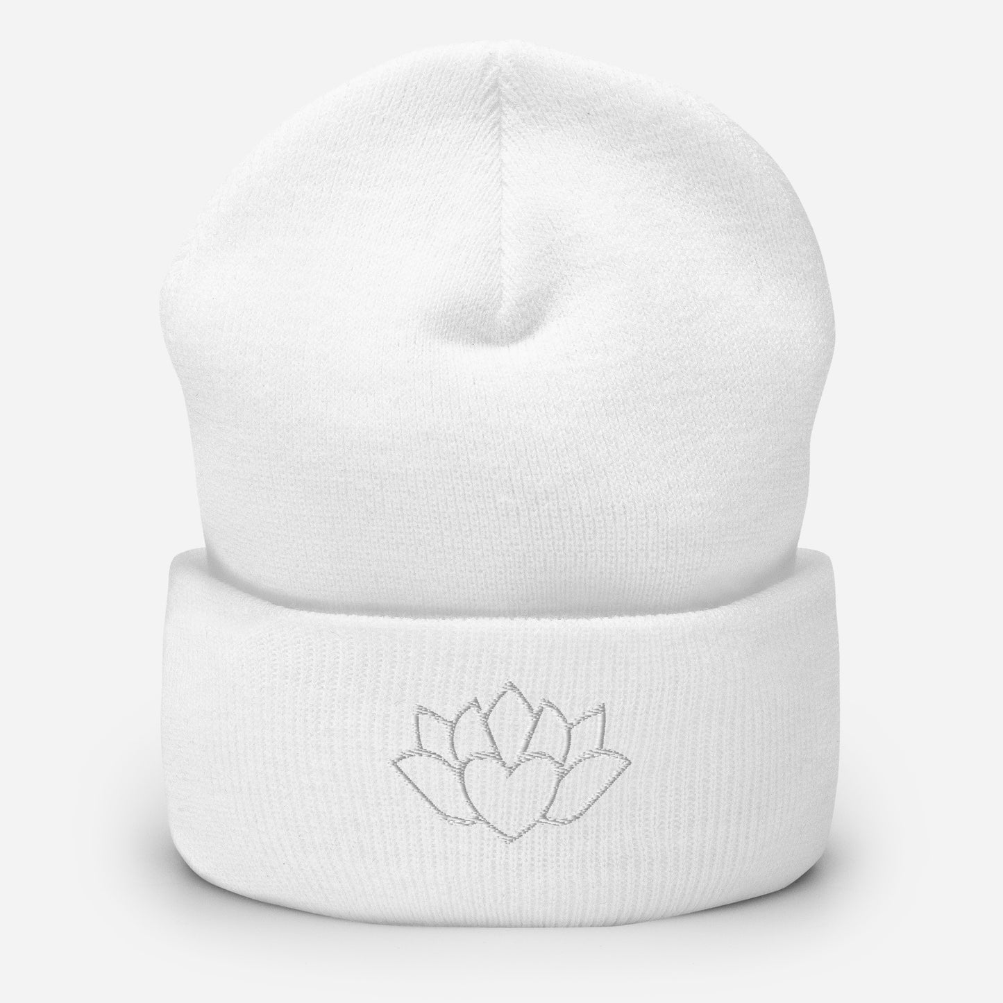 Flower Heart - Cuffed Beanie ~ Sharon Dawn Collection (Sale Price: $34.99 CAD)