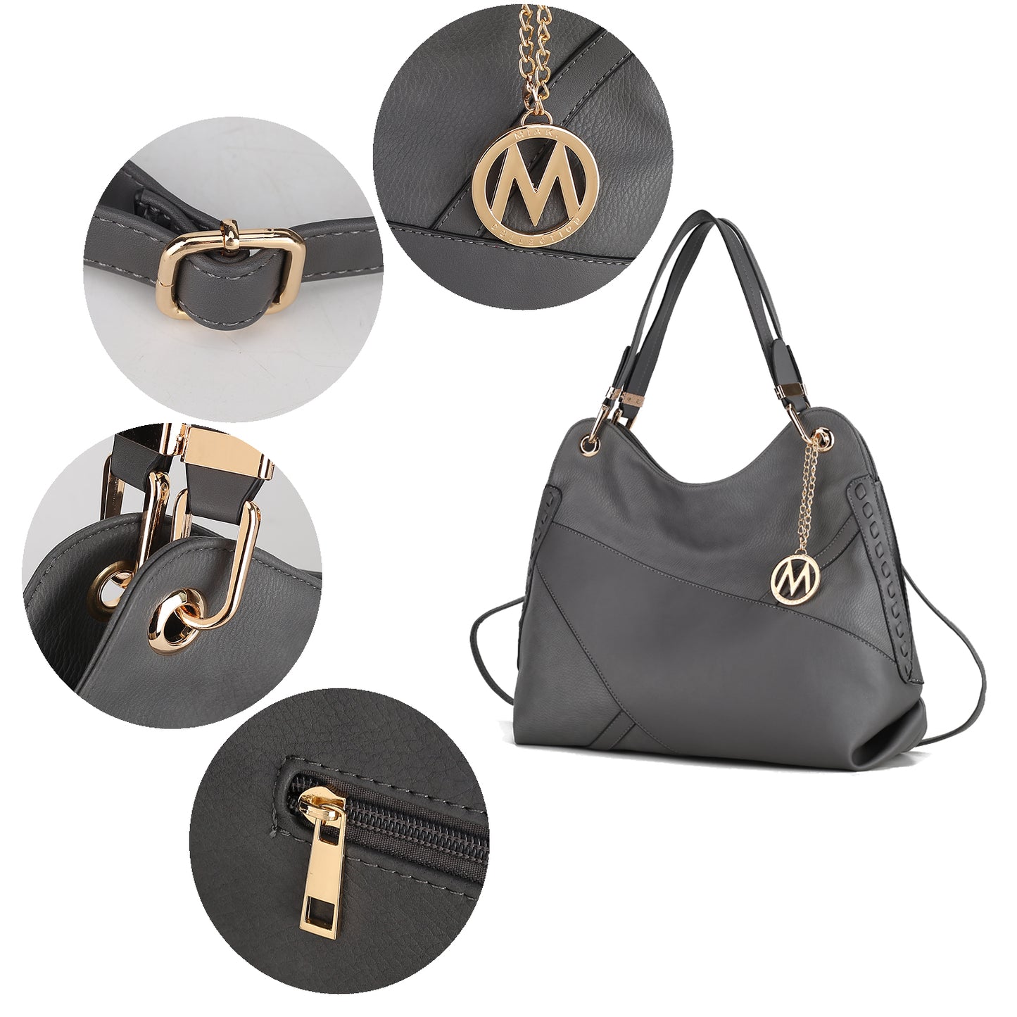 Carla Shoulder or Cross-body Bag - Premium Vegan Leather (Sale Price: $99.45 CAD)