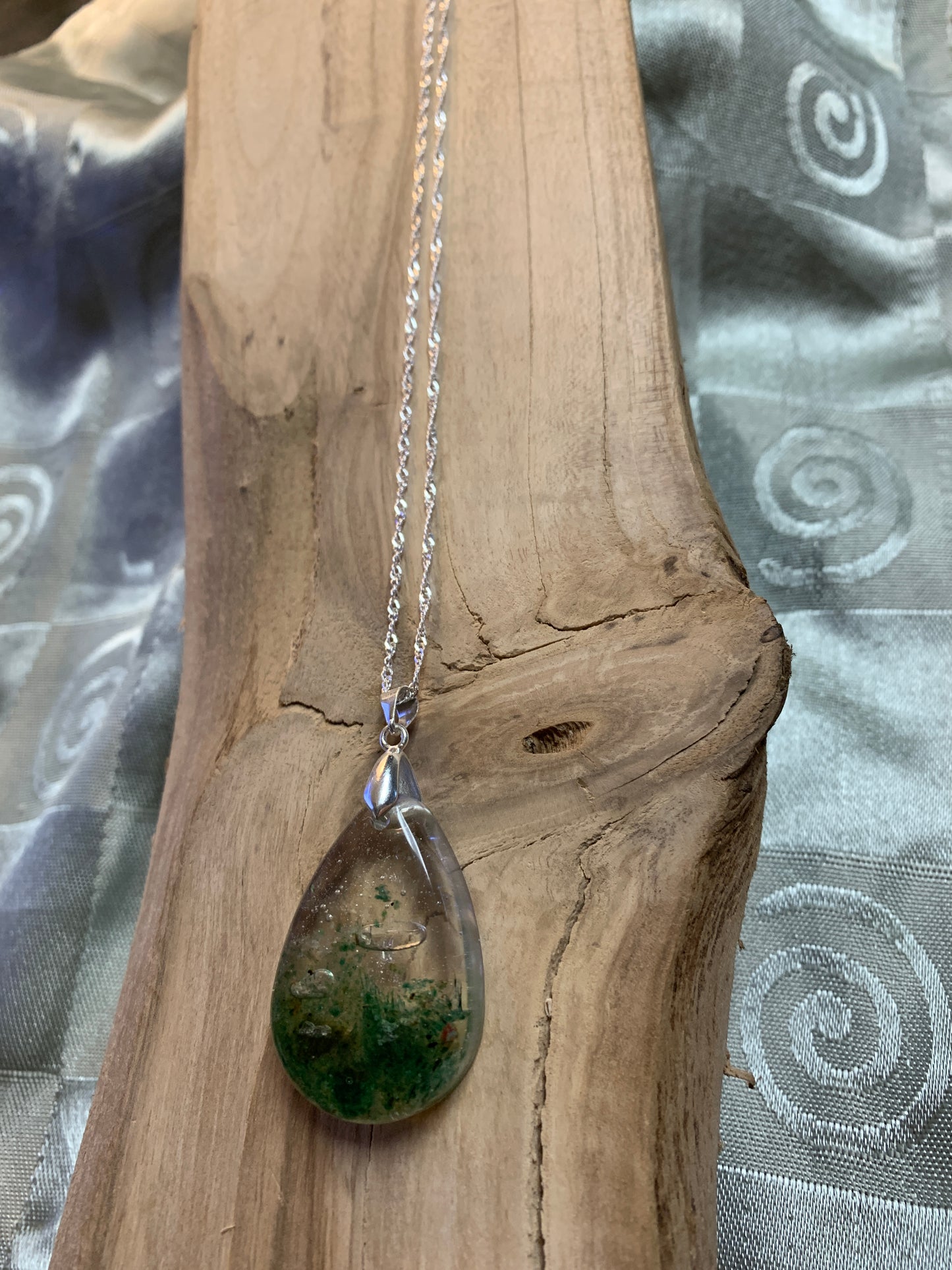 Love & Harmony - No 5 - Green Aventurine & Clear Quartz Necklace