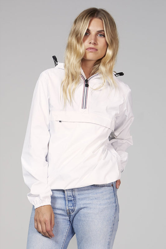 White Quarter Zip Packable Rain Jacket SuccessActive (Sale Price: $119.84 CAD)