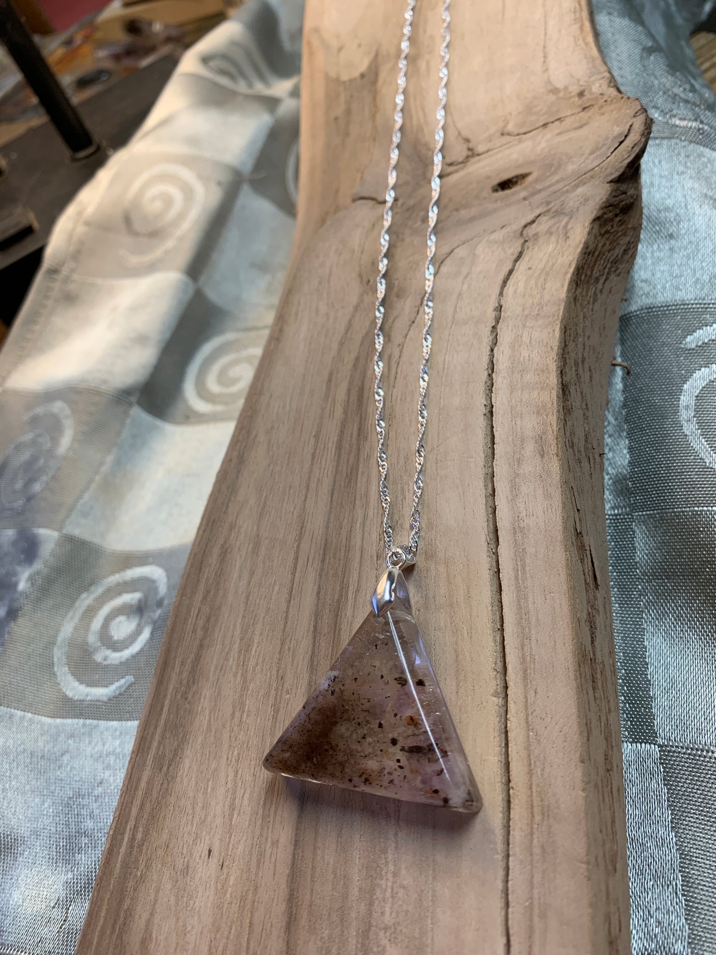 Love & Harmony - No. 2 - Amethyst & Clear Quartz Necklace