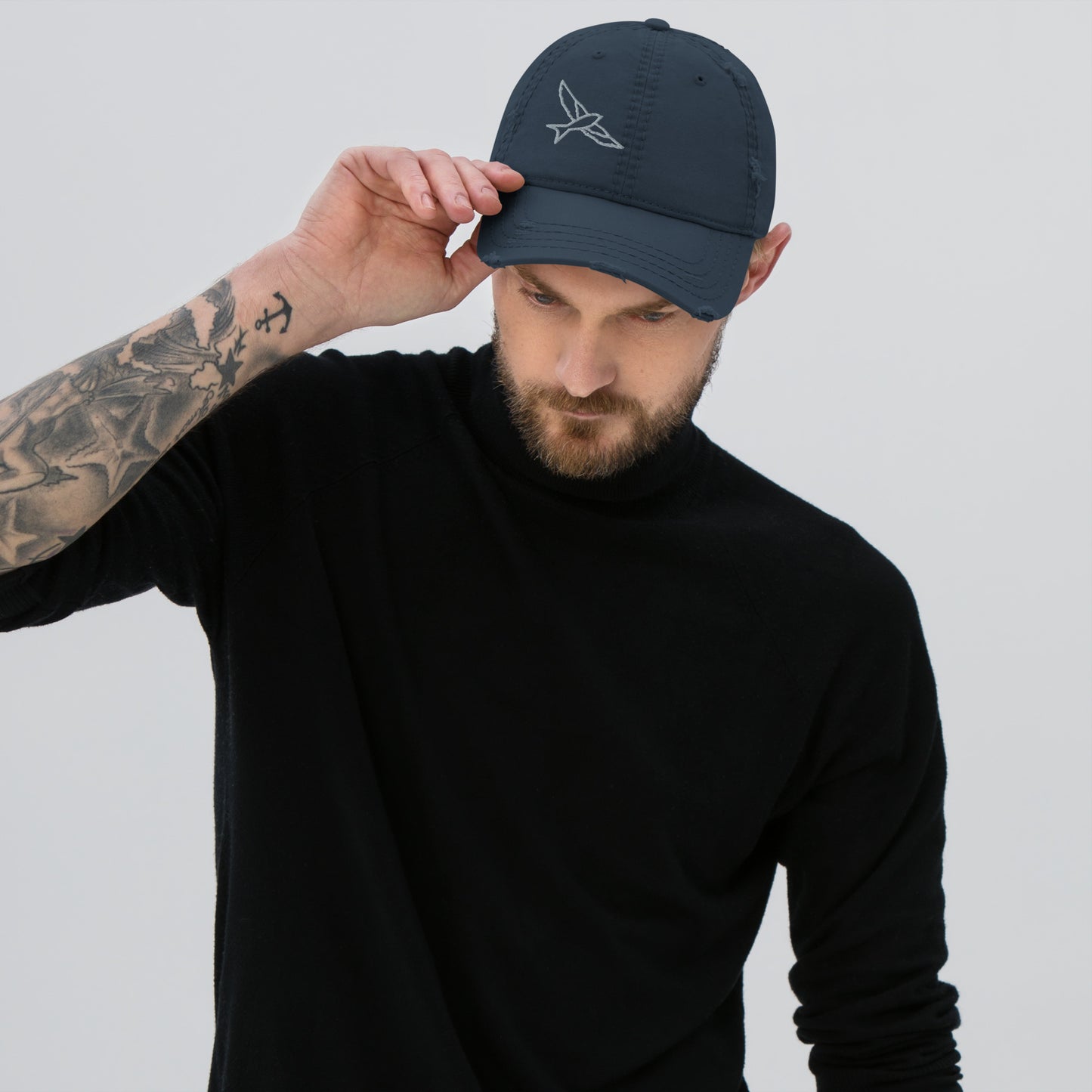 Seagull - Distressed Dad Hat ~ Sharon Dawn Collection