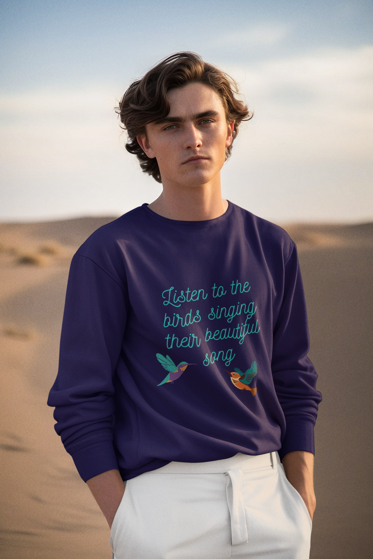 Listen to the birds sing their beautiful song - Unisex Sweatshirt ~ Sharon Dawn Collection (Sale Price: $62.99 CAD)