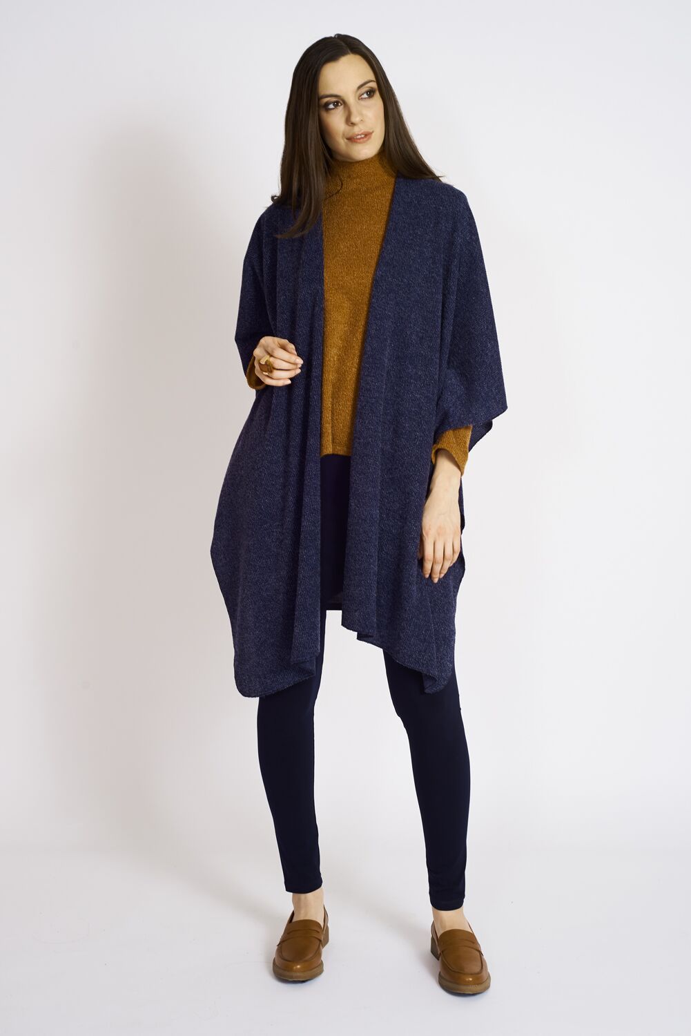 Ashmore Sweater Knit Shawl ~ Made in Canada (Rayon/Poly/Spandex)