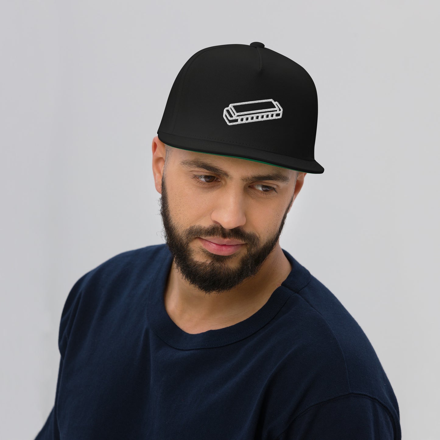 Harmonica - Flat Bill Cap ~ Sharon Dawn Collection