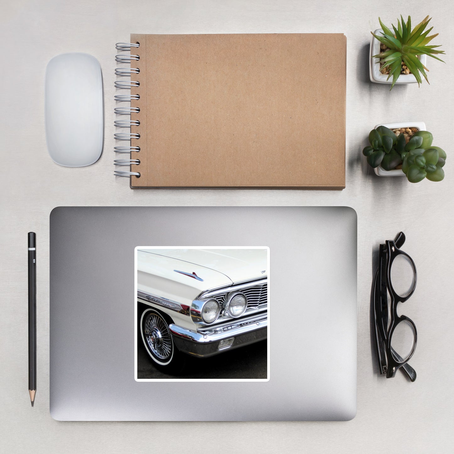 Galaxie Vintage Car - Bubble-free stickers ~ Sharon Dawn Collection