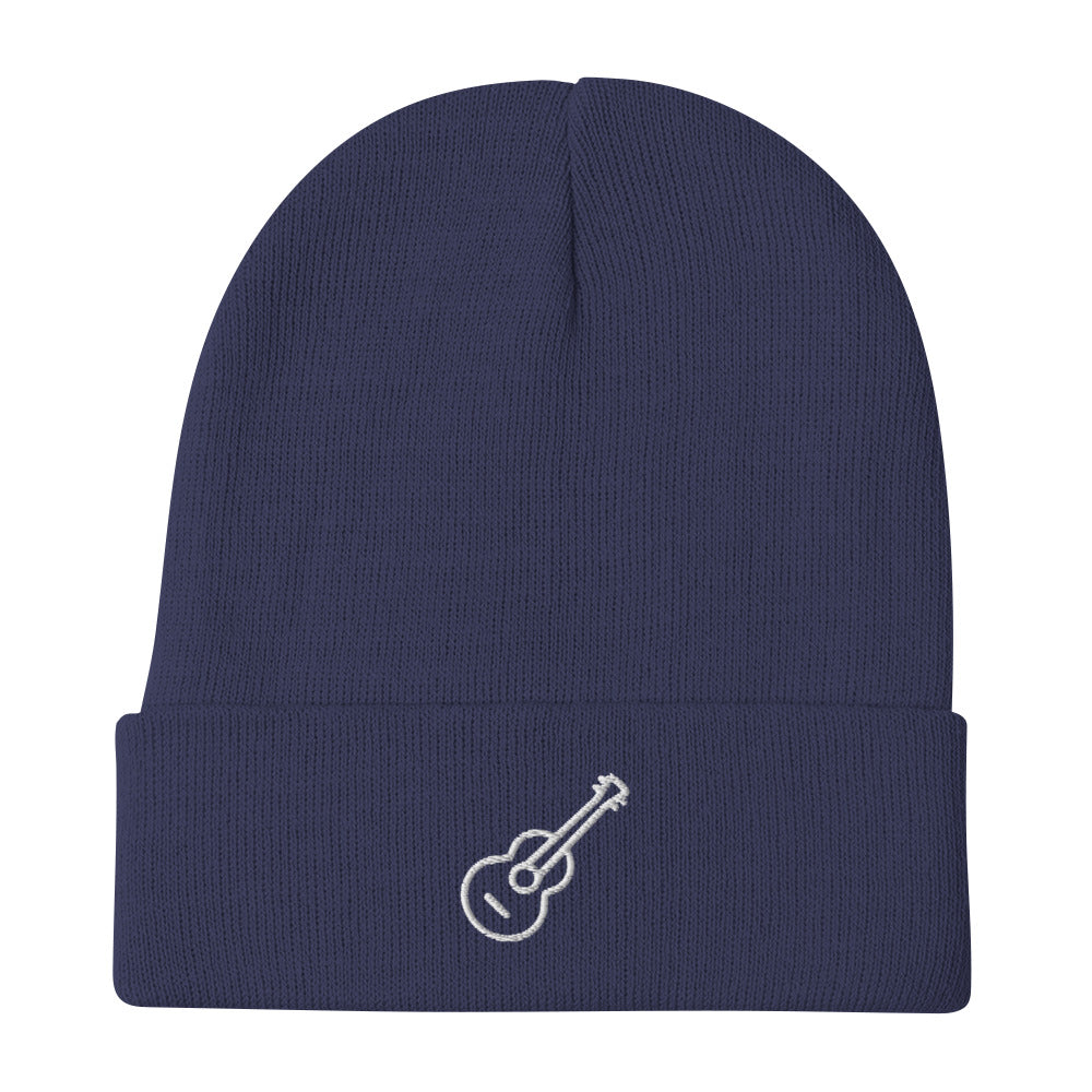 Guitar - Embroidered Beanie ~ Sharon Dawn Collection
