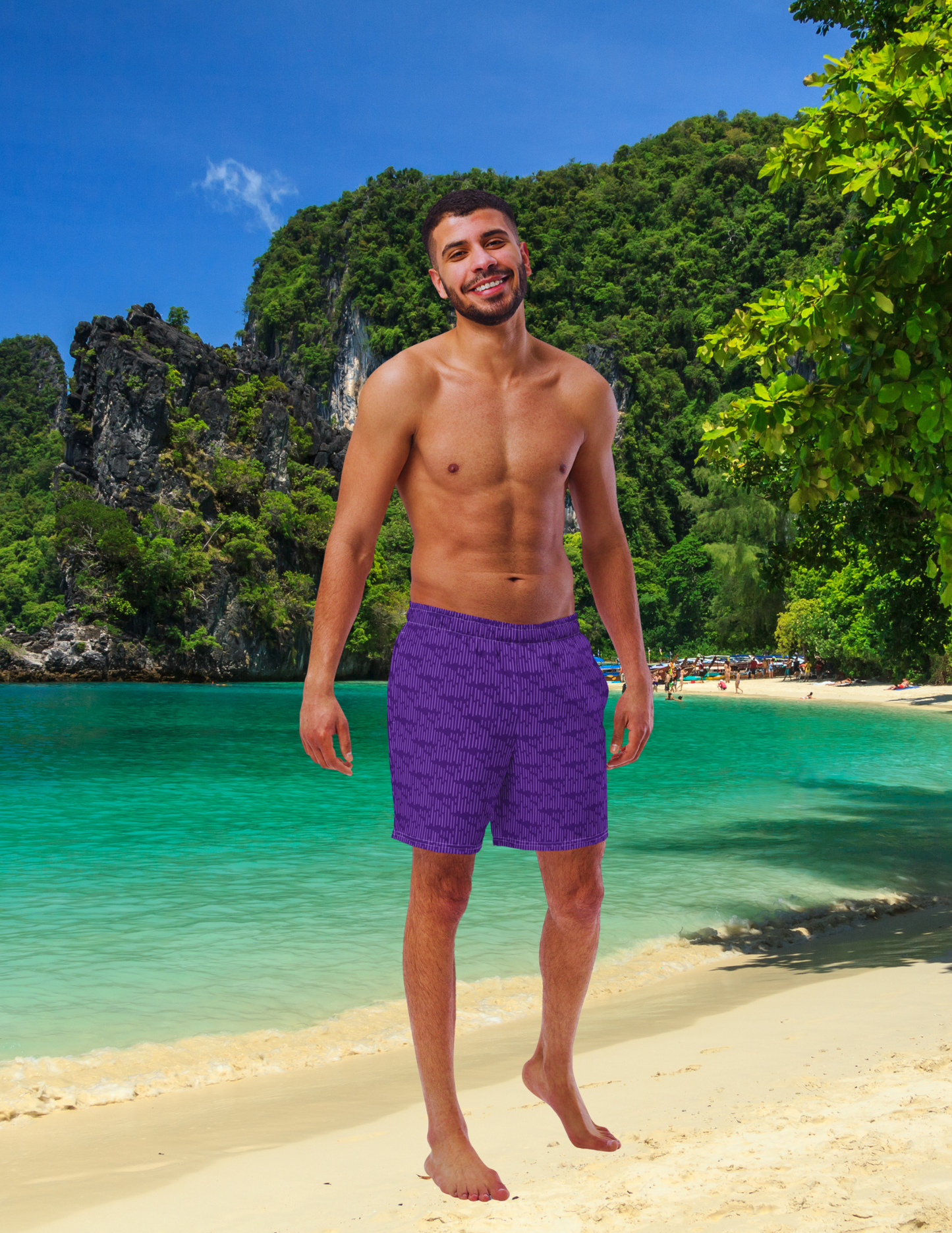 Introspective - Recycled Swim Trunks (2XS - 6XL) ~ Sharon Dawn Collection