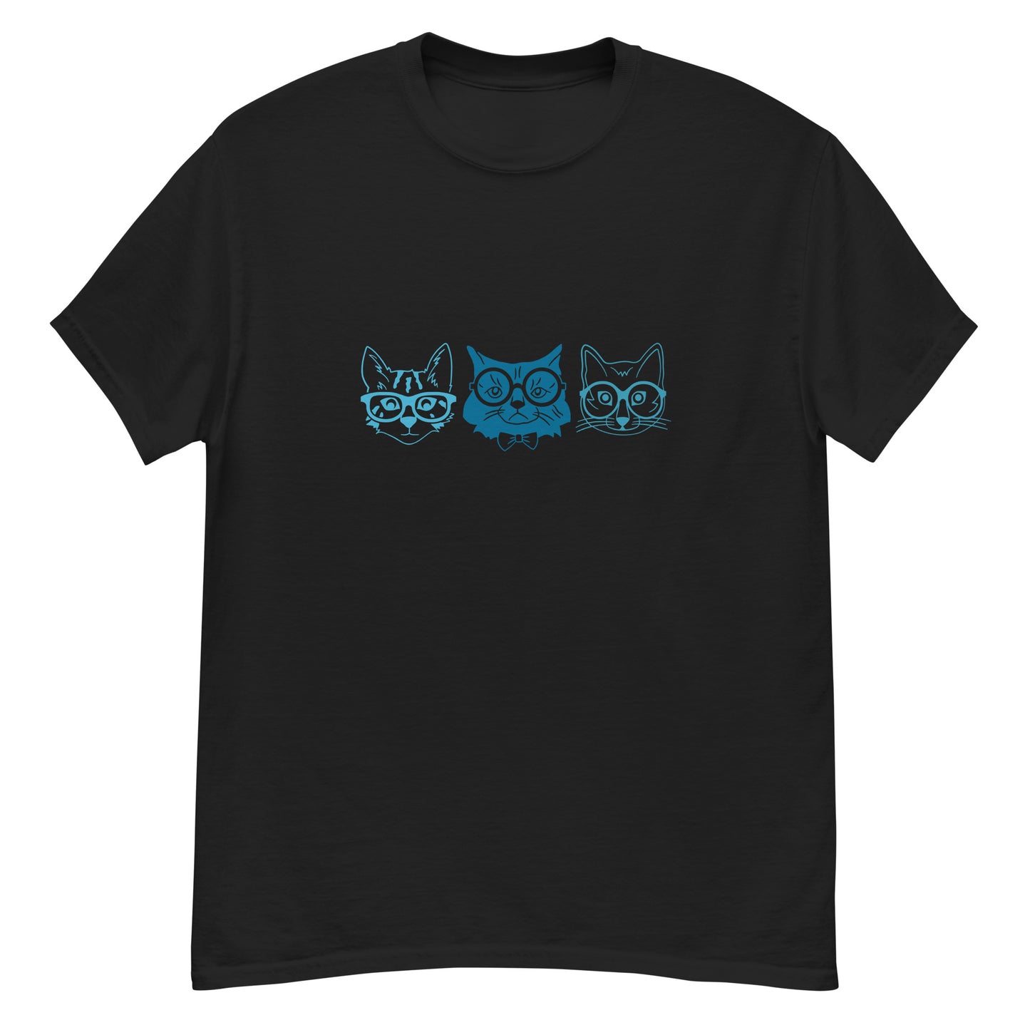 Cats in Glasses - Men's classic tee ~ Sharon Dawn Collection (Sizes: S-5XL) (Sale Price: $44.19 CAD)