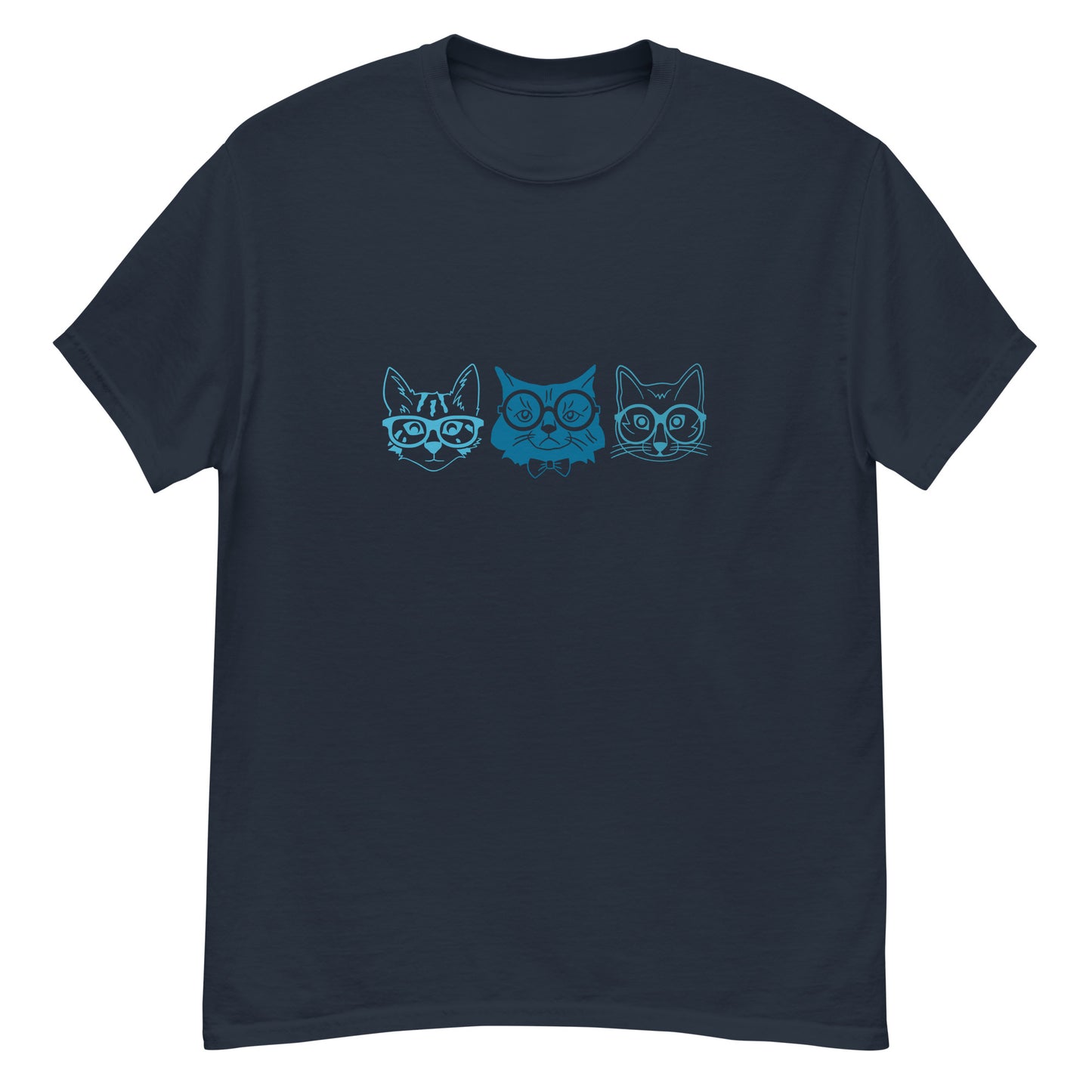 Cats in Glasses - Men's classic tee ~ Sharon Dawn Collection (Sizes: S-5XL) (Sale Price: $44.19 CAD)