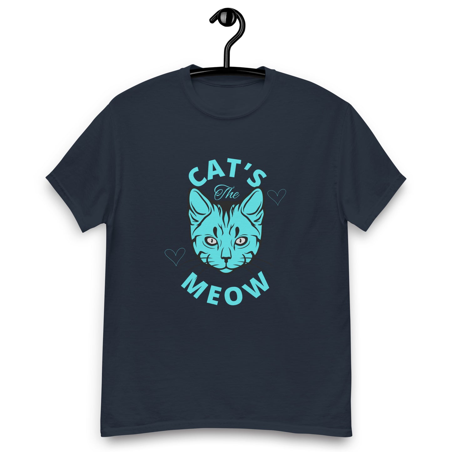 The Cat's Meow - Men's classic tee - 100% Cotton (Sizes: S-5XL) (Colours: Black/White/Grey) ~ Sharon Dawn Collection (Sale Price: $44.20 CAD)