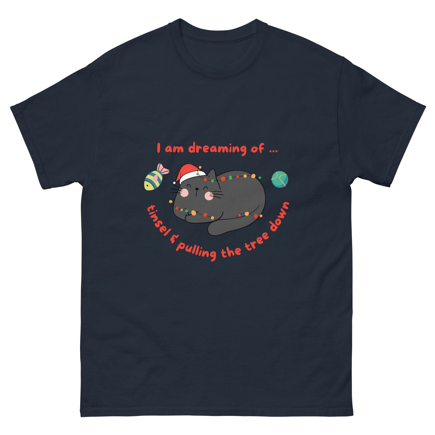 Dreaming Cat - Men's classic tee - 100% Cotton ~ Sharon Dawn Collection (Sale Price: $47.99 CAD)