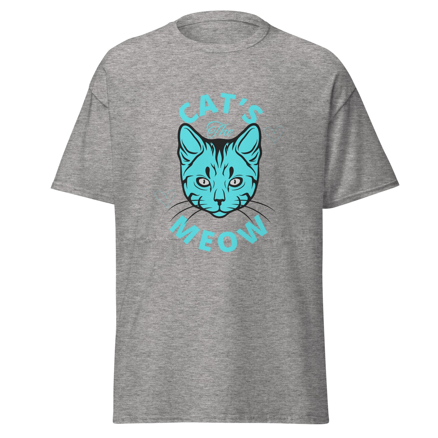 The Cat's Meow - Men's classic tee - 100% Cotton (Sizes: S-5XL) (Colours: Black/White/Grey) ~ Sharon Dawn Collection (Sale Price: $44.20 CAD)