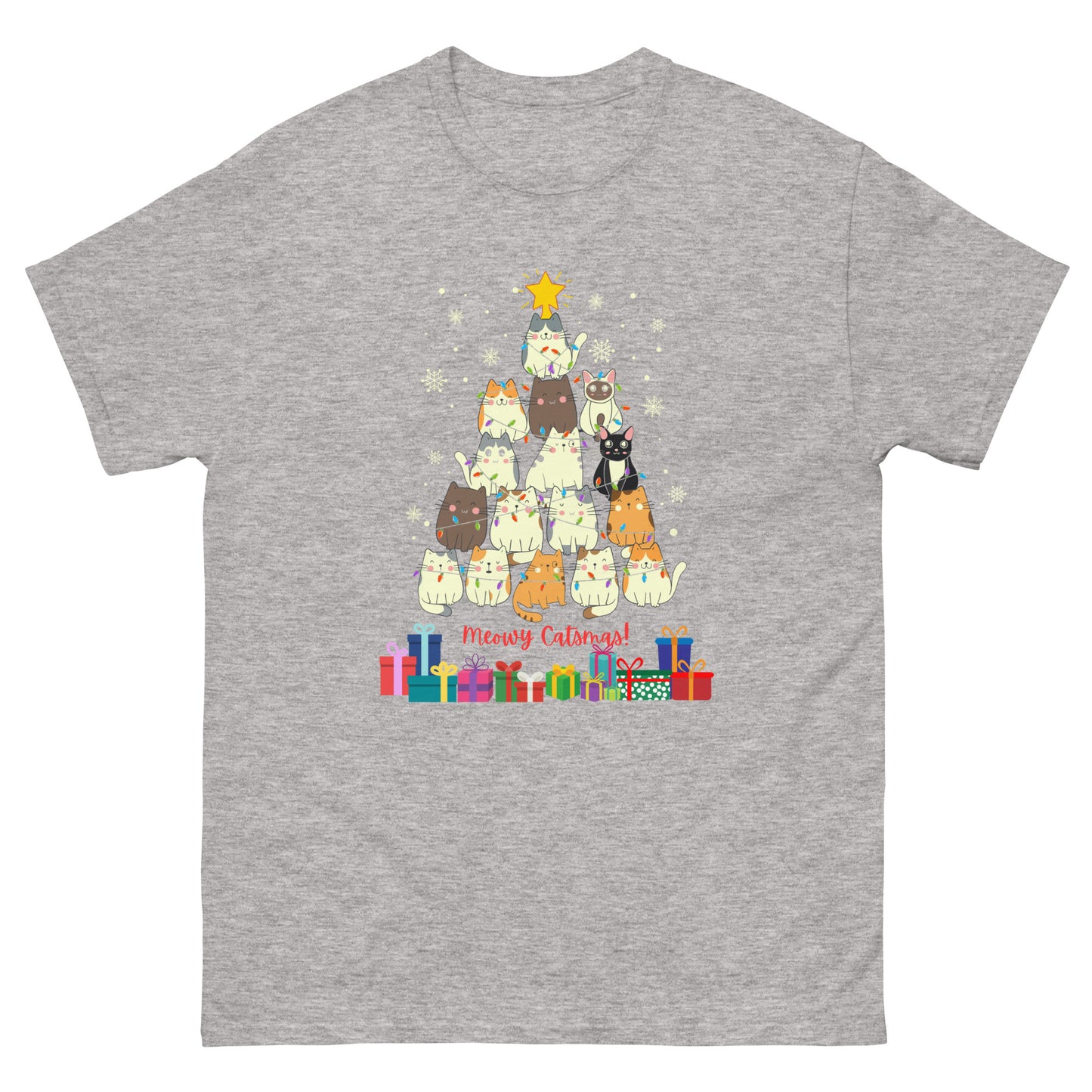 Meowy Catsmas! - Men's classic tee ~ Sharon Dawn Collection (Sale Price: $47.99 CAD)