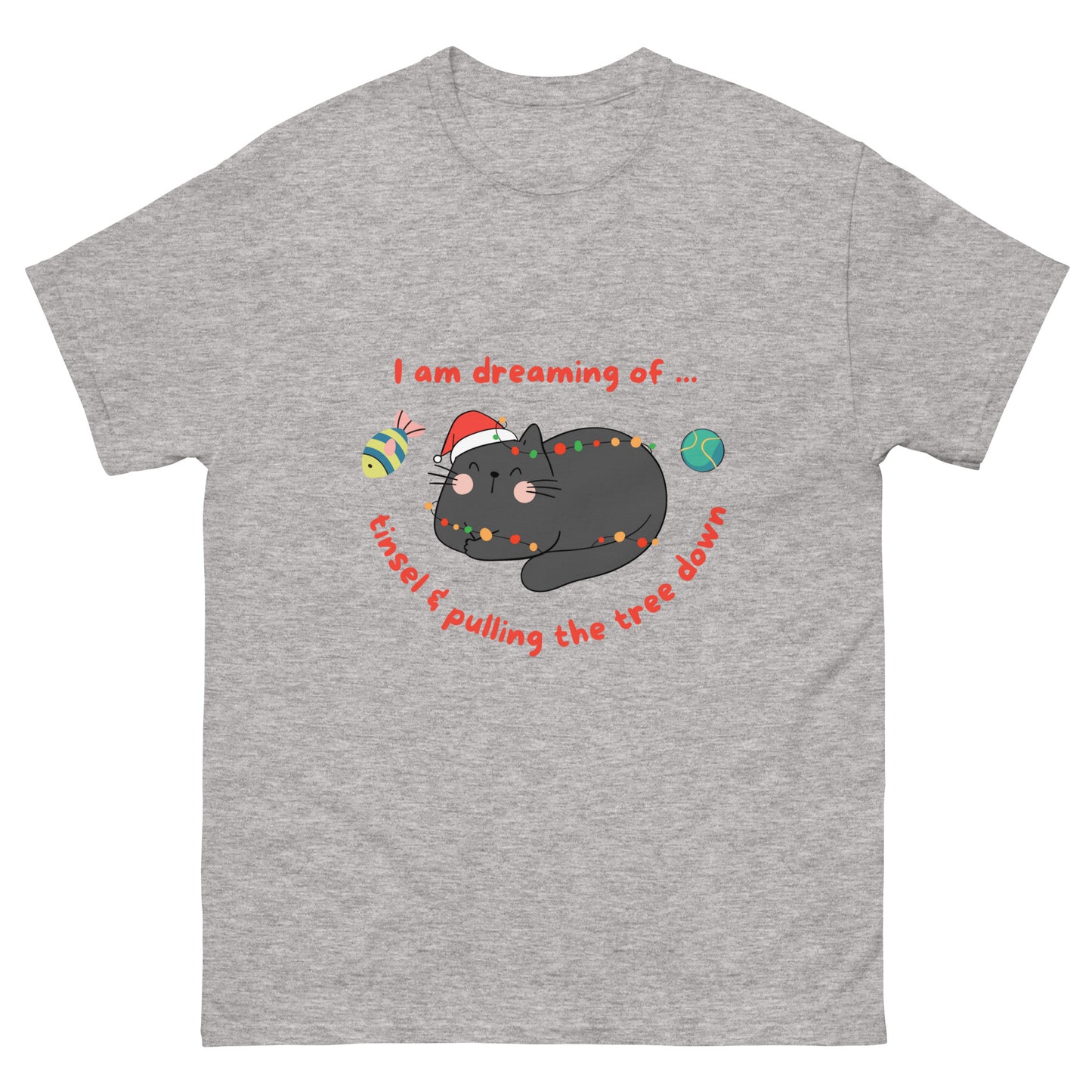 Dreaming Cat - Men's classic tee - 100% Cotton ~ Sharon Dawn Collection (Sale Price: $47.99 CAD)